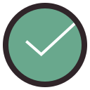 Cartoon checkmark